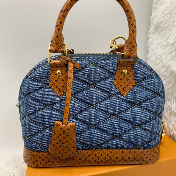 Louis Vuitton Alma Bb Denim Monogram 